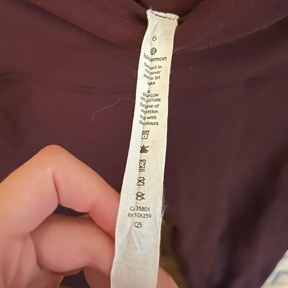 Lululemon Reveal Tight En Avante 26" Dark Adobe Athletic Leggings Size 6 - Picture 6 of 8